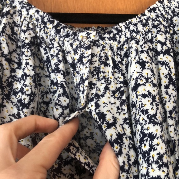 Zara daisy print flowy crop top - Picture 6 of 8